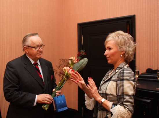 Riigikogu aseesimehe Kristiina Ojulandi kohtumine Martti Ahtisaariga